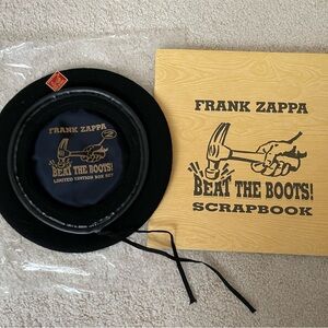 Frank Zappa - Beat the Boots II scrapbook, beret, and pin only - RARE!